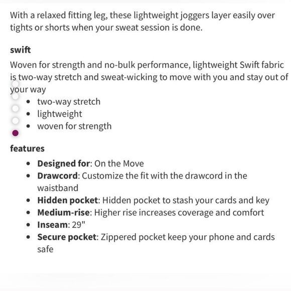 Lululemon Dance Studio Jogger Pants Full Length Black - Picture 11 of 11